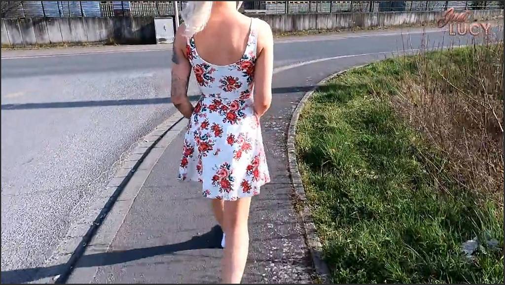 Justlucy Öffentliche Verführung Gefährliche und zitternde Orgasmen